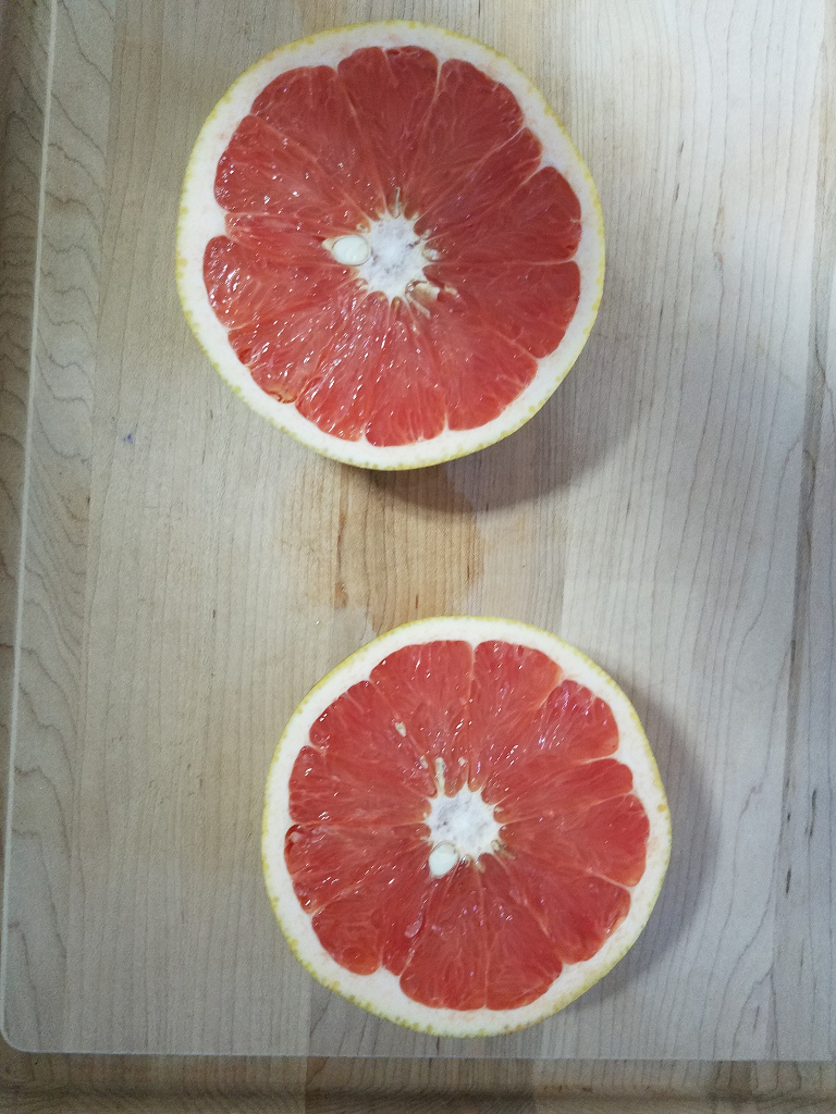 Grapefruit Out My Backdoor